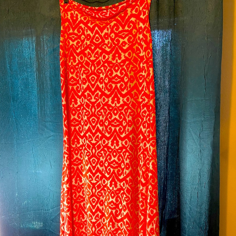 Eccentric maxi skirt